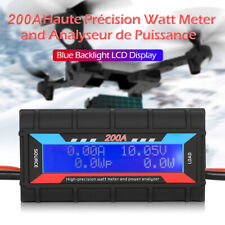 200A DC Digital Monitor LCD Volt Amp Watt Meter RC Watt Meter Power Analyzer