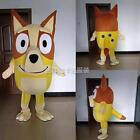 6.1ft Mascot Costume Brown Bingo Dog Adult Walking Cosplay Foam Cartoon 185cm