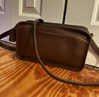Coach Mahogany Brown Leather Crossbody Messsenger NoH6C 9974 Made in USA Vintage