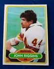 1980 Topps John Riggins Washington Redskins #390