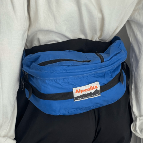 VTG Alpenlite Large Hiking Belt Bag Blue Travel Fanny Pack