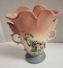 Vintage Hull Pottery Wildflower Vase Granny CottagecoreW-9-8 1/2 Mauve Pale Blue