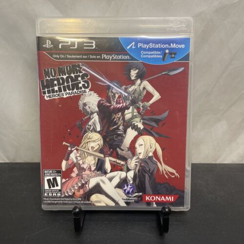 No More Heroes: Heroes' Paradise (Sony PlayStation 3, 2011) *free Ship*