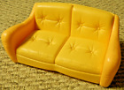 Barbie Doll Yellow Sofa Couch So Real So Now Loveseat Original Mattel 1998