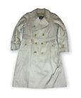Vintage Burberry Trench Coat Beige Check Nova with Wool Liner Size 38 R Jacket