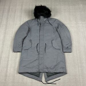 Nike Down Fill Parka Jacket Coat BV4751-021 Men's Size Large 3M Fur Hood