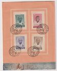 INDIA 1948 GANDHI set in folder / booklet with first day cancels...........B3485
