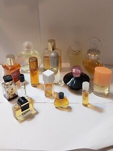 15 Miniature Perfume Mini Splash Spray Travel Size Assorted Brands USA France