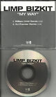 WILLIAM ORBIT & LIMP BIZKIT My way w/ 2 RARE REMIXES PROMO Dj CD single 2001 USA