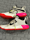 Nike React HyperSet SE White Black Bright Crimson Volleyball Sneakers