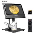 Elikliv Digital Microscope 10'' 12MP 1300X Coin Magnifier with Light for Adult