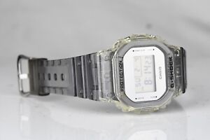 Casio G-Shock DW-5600SK Rare Clear Silver Digital Watch Module 3229