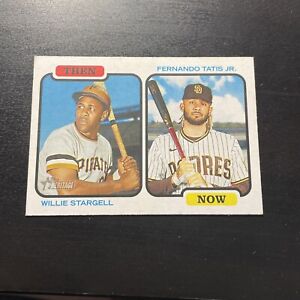 2022 Topps Heritage Then and Now #TAN-ST Willie Stargell / Fernando Tatis Jr.