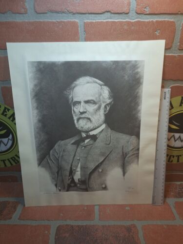 Robert E Lee Pencil Drawing Print