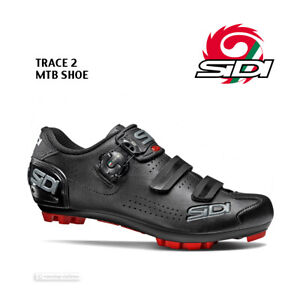 Sidi TRACE 2 Mountain Bike MTB Shoes : BLACK/BLACK - NEW iN BOX!