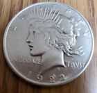 New Listing1922 PEACE SILVER DOLLAR 90% $1 COIN US MINT #PD0016