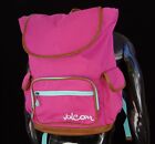 New Volcom Dropout Pink Sack Unisex Women's Gym School bag Backpack BCK-27
