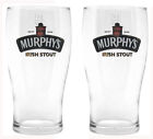 2 x Murphy's Irish Stout Glasses 50cl