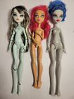 Monster High Dolls Lot Of 3