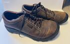 Keen Shoes Mens 12 Austin Casual Oxford  Brown Leather Lace Up Round