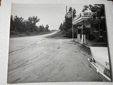 Vintage 1940s Gas Station PURE OIL Coca Cola Sign South Carolina 8x10 Photograph