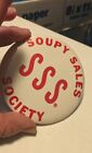 1960s, Soupy Sales 3 1/2” pin back button, Soupy Sales Society, original