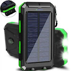 SOLPOWBEN S1008D 20000mAh Portable Solar Power Bank with Dual 5V USB Ports,