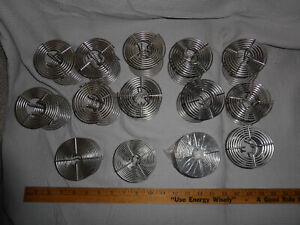 Lot of 14 Stainless Darkroom Film Developing Canister Reels mixed OMEGA JAPAN