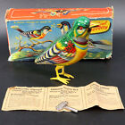 1950’s Kohler Germany Tin Litho Mechanical Wind Up Musical Singing Bird - READ
