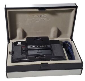 Vintage Minolta AF-C Auto Focus Film Camera w/ Hard Case Tested Fresh Batteries