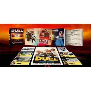 Duel (4K UHD, 1971) Collectors Edition Steelbook w/Slipcase•Poster•Booklet•Cards