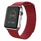 Genuine Leather Loop Magnetic iWatch Band For Apple Watch Series 9 8 7 6 5 4 SE