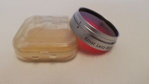 MINT LEICA / LEITZ XOOIQ RED FILTER LEICA RED FILTER FOR LEICA 5CM XENON 50MM