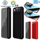 Wireless Power Bank Backup Fast Portable Charger External Battery 1000000mAh