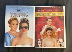 Disney The Princess Diaries 2 DVD Lot: Princess Diaries 1 & 2 With Julie Andrews