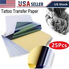 25PCS Tattoo Transfer Paper Stencil Carbon Thermal Tracing Sheet Hectograph 4A