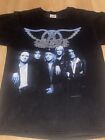 Vintage 1997 Aerosmith Nine Lives Tour Concert T-Shirt L Tultex 21.5x28