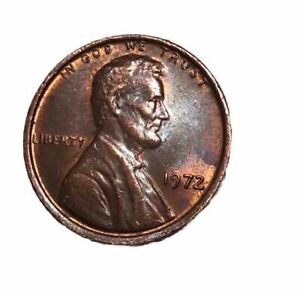 1972 lincoln cent dd Double Struck Rim Error