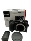 Low Shut Black Sony A6000 24.3 MP Mirrorless Digital SLR Camera w/ Box Battery