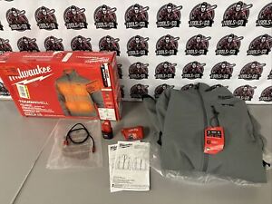 Milwaukee 204G-21L Toughshell Heated Jacket Kit Size L - Gray N3