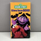 Sesame Street Elmo Says Boo VHS Video Tape BUY 2 GET 1 FREE! PBS Halloween RARE!