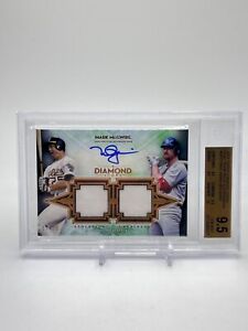 2021 Topps Diamond Icons Mark McGwire Dual Patch Auto /10 #SPDT-MMC BGS 9.5 WC