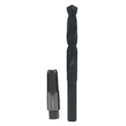 3/8 In. Carbon Steel NPT Pipe Tap and 37/64 In. Steel Drill Bit Set (2-Piece)
