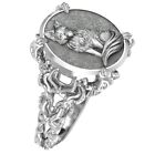 925 Sterling Silver Fox Ring for Women Fashion Animal Jewelry