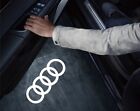 Audi geniune puddle lights “Audi Beam” Full 4 Rings Logo. -