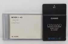 New ListingCasio RC-1001BY Rom Card Beyer 1~43 Celviano Piano Solo Card Library