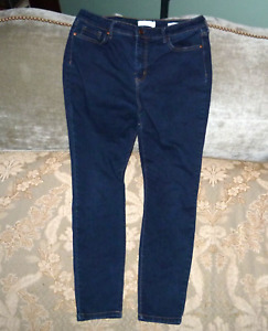Lauren Conrad Super Skinny Stretch Jeans 10L  Dark Wash  31x28.25x10