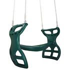 SWING SET STUFF GLIDER WITH ROPE GREEN wood child seat outside accesories 0035