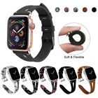 Slim Leather Band Thin Strap For Apple Watch Series 8/7/6/5 38mm 40mm 41mm 45mm