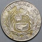 New Listing1836-B Peru Cuzco 4 Reales VF Standing Liberty Silver Coin (23122702R)